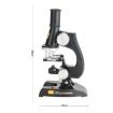 C2119 HD 450X Microscope Toy for Children's Early Education (Black) - 4