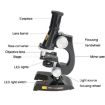 C2119 HD 450X Microscope Toy for Children's Early Education (Black) - 5