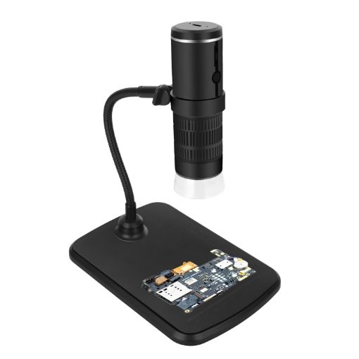 F210 1000X WiFi Digital Microscope with Helical Tube Stand - 1