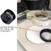 0.5X Barlow Lens for Stereo Microscopes, WD165 Magnifier Lens - 8