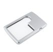 LED Illuminated 6X/3X Jewelry Magnifier Credit Card Design (Silver) - 3