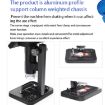Digital Microscope 5" Screen Touch Key 8000X Magnifying Glass - 4