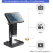 Digital Microscope 5" Screen Touch Key 8000X Magnifying Glass - 9