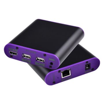 CAT872-KVM HDMI Extender over CAT5e/6, USB & KVM, 200m Transmission - 1