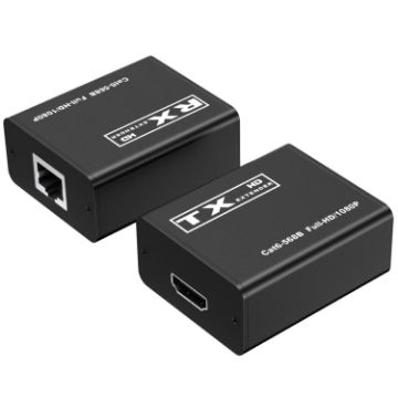 HDTV to RJ45 Network Cable Extender, 30m  - 1