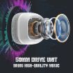 ONIKUMA X22 Wired Gaming Headset, USB + 3.5mm, Colorful Light, White - 8
