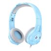 SoulBytes S31 Kids Wired Over-Ear Earphone with Mic, 1.5m Blue - 1