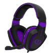 SADES AH-28 Noise-Reduction Gaming Headset, 2m Cable (Black Purple) - 2