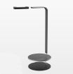 Silver Aluminum Alloy Headphone Holder H-Stand Display Rack - 3