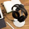 Silver Aluminum Alloy Headphone Holder H-Stand Display Rack - 8