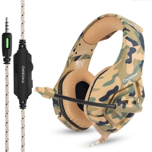 ONIKUMA K1 Deep Bass Noise Canceling Gaming Headphone with Mic - 1