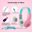 KID101 Cute Wired Learning Headphone for Children - Blue Red - 5