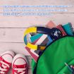 KID101 Cute Wired Learning Headphone for Children - Blue Red - 6