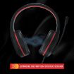 SADES MH601 Gaming Headset, Noise Reduction, 3.5mm, Black Red - 7