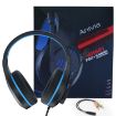 SADES MH601 Gaming Headset w/ Mic, 2.2m Cable, Noise Reduction (Black Blue) - 8