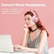 B5 Cat Ear Pink RGB Wireless Bluetooth HiFi USB-C Headset - 7