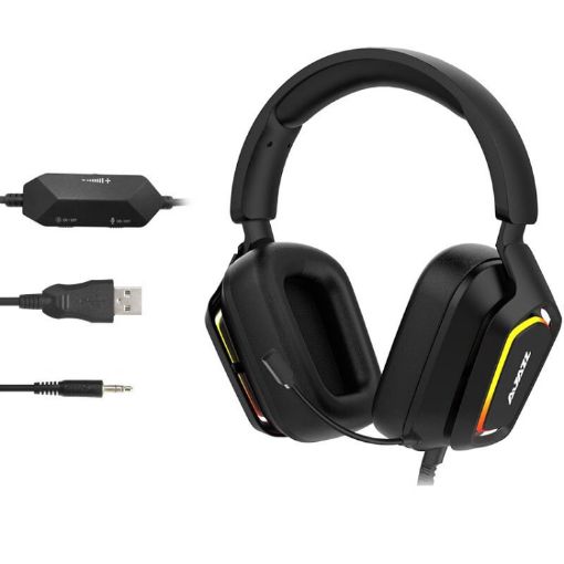 Ajazz AX368 RGB Gaming Headset 3.5mm Version (Black) - 1