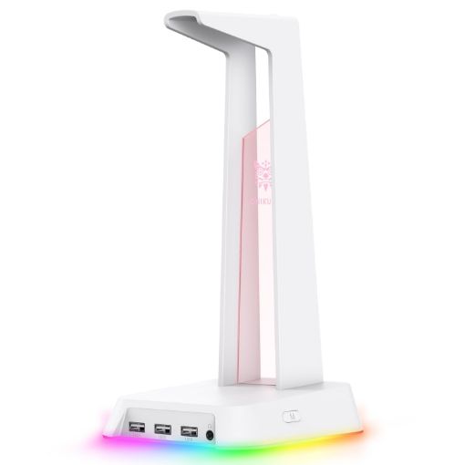 ONIKUMA ST-2 RGB Lighting Headset Stand (White) - 1