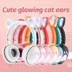 BK9 HiFi 7.1 Cat Ear Luminous Bluetooth Gaming Headset with Mic (Red) - 3