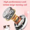 BK9 7.1 Surround Cat Ear Bluetooth Gaming Headset with Mic (Pink) - 9