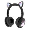 BK9 Luminous Cat Ear Bluetooth Gaming Headset 7.1 Surround, Black - 1