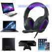Anivia MH602 Black Purple 3.5mm Wired Gaming Headset w/ Mic - 5