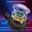 Soulbytes S19 RGB Gaming Headset with Mic, USB + 3.5mm, Black - 3