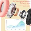 B39 Cat Ear LED Light Wireless Bluetooth Headset (White) - 4