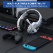 KOTION EACH G9000 Plus Gaming Headset with Mic, 2.1m (Black White) - 5