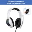 KOTION EACH G6000 On-Ear Gaming Headset with Mic (Black White) - 2