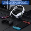 KOTION EACH G6000 On-Ear Gaming Headset with Mic (Black White) - 6