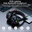ONIKUMA B90 Wireless Bluetooth Headphone with RGB Lighting - Black - 6