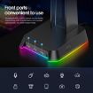 ONIKUMA ST-2 RGB Headset Holder Stand, Black - 4