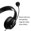 Edifier K5000 USB Headset for Online Classes & Oral Training, Black - 4