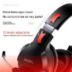 YINDIAO Q2 White Head-mounted Gaming Headset with Mic, USB Version - 4