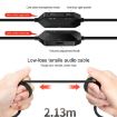 YINDIAO Q2 White Head-mounted Gaming Headset with Mic, USB Version - 7