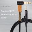 Braided 1.2m Audio Cable Replacement for Boss QC15 Headphones - 2