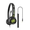 DANYIN DT326 Star Flag Black Children's Headset with Microphone - 1