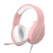 Anivia A10 Pink 3.5mm Wired Music Headset with Mic - 1