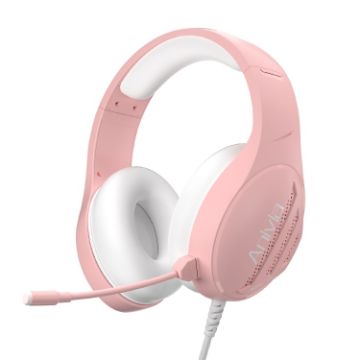Anivia A10 Pink 3.5mm Wired Music Headset with Mic - 1