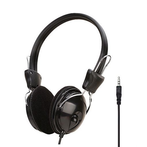 Soyto SY808MV 3.5mm Black Headset, 1.6m Cable for Office & Class - 1