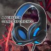 SADES MH603 Black Blue Gaming Headset with Mic, 3.5mm Port Adjustable - 2