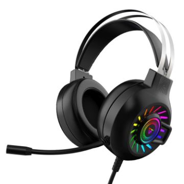 FOREV G97 RGB Wired Gaming Headset with Mic, 7.1 Channel Black - 1