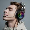 FOREV G97 RGB Wired Gaming Headset with Mic, 7.1 Channel Black - 7