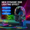 ONIKUMA X22 USB + 3.5mm Wired Gaming Headset with Mic (Black) - 6
