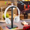 Ajazz RGB Game Headset Stand with USB Lamp, Detachable Style - 5