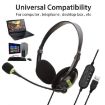 Aviation Headset with Microphone - USB Interface Headphone - 5