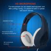 SADES A9 Adjustable Gaming Headset with Mic, 3.5mm Port, Blue - 4