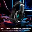 KOTION EACH G9000 Black On-Ear Gaming Headset with Mic, 2.1m Cable - 6