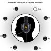 SOMIC G936N 7.1 Gaming Headset Computer & Mobile Compatible (Black) - 6
